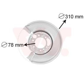 Acquista Lamiera paraspruzzi disco freno da VAN WEZEL 3075373 a buon mercato per soli 29,43 €