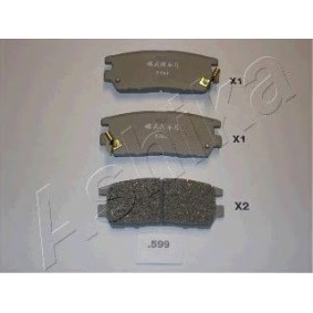 Compre Pastilha de travão de alto rendimento de ASHIKA online para Pajero Sport I SUV (K7_, K9_) a preços moderados