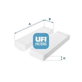 Comprar Filtro de habitáculo de UFI 53.226.00 a bajo precio de 17,52 €