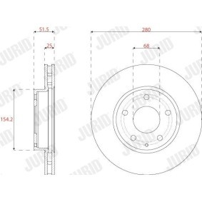 Bremssattel 694728J von JURID günstig für 115,54 € online kaufen