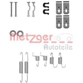 Comprar Juego de accesorios, zapatas de freno de estacionamiento de METZGER 105-0028 a bajo precio de 17,95 €