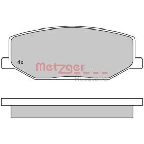 Bremsbeläge für SANTANA von METZGER