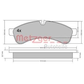 Bremsbeläge 1170544 von METZGER günstig für 17,61 € online kaufen