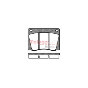 Acquista Kit pastiglie freni da METZGER 1170808 a buon mercato per soli 37,96 €