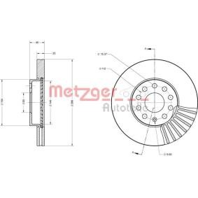 Bremsscheibe von METZGER