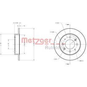 Bremsscheibe von METZGER