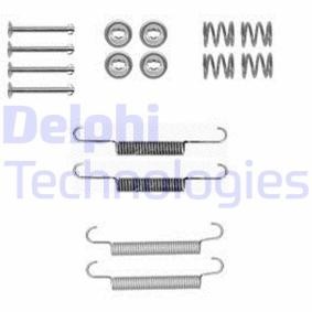 Compre Kit de acessórios, maxilas de travão de estacionamento da DELPHI LY1377 a um preço baixo por 14,90 €