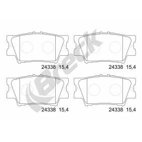 Achetez des Plaquettes de frein BRECK 24338 00 704 00 à prix pour 38,10 €