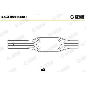Lagerbuchse, Pleuel 55-4059 SEMI RENAULT TRUCKS von GLYCO