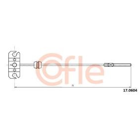 Handbremsseil 17.0604 von COFLE günstig für 12,06 € online kaufen