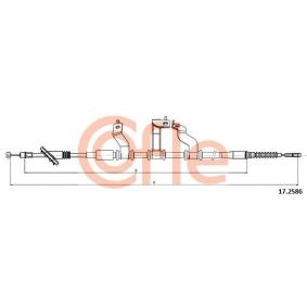 Handbremsseil 17.2586 von COFLE günstig für 31,43 € online kaufen