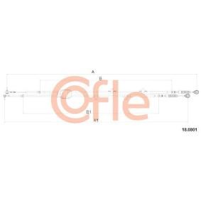 Seilzug, Schaltgetriebe 18.0801 NISSAN von COFLE