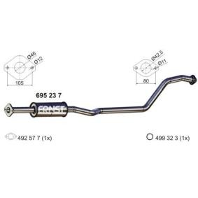 Acquista Marmitta centrale da ERNST 695237 a buon mercato per soli 105,27 €