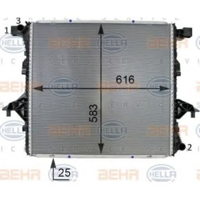 Köp Kylare av HELLA 8MK 376 701-314 till det låga priset 3318,13 kr