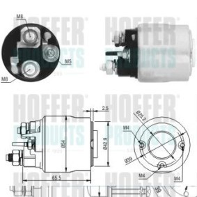 Magnetschalter, Anlasser 6646017 von HOFFER günstig für 30,08 € online kaufen