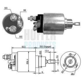 Comprar Solenoide de arranque de HOFFER 6646036 a bajo precio de 37,67 €