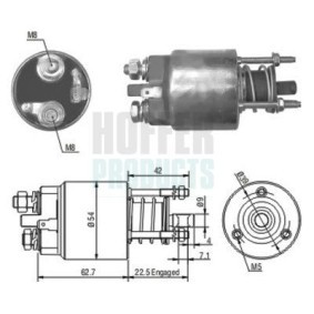 Comprar Solenoide de arranque de HOFFER 6646081 a bajo precio de 31,64 €