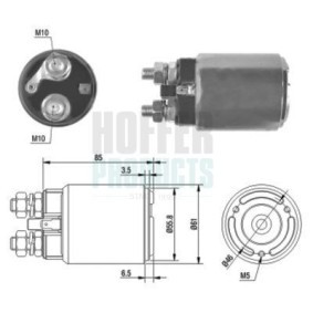 Magnetschalter, Anlasser 6646120 RENAULT TRUCKS von HOFFER