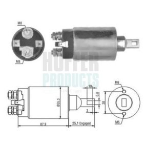 Comprar Solenoide de arranque de HOFFER 6646143 a bajo precio de 44,10 €
