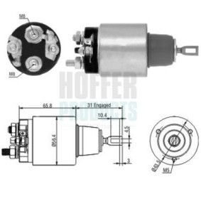 Magnetschalter, Anlasser 6646146 von HOFFER günstig für 39,64 € online kaufen