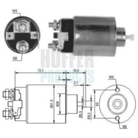 Acquista Elettromagnete motorino avviamento da HOFFER online per PRIMERA Station wagon (WP12) a prezzi moderati