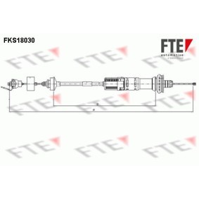 Kupplungsseil FKS18030 von FTE günstig für 31,54 € online kaufen