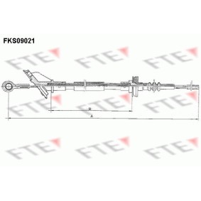 Kupplungsseil FKS09021 von FTE günstig für 16,56 € online kaufen