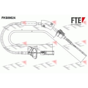 Kupplungsseil FKS09024 von FTE günstig für 29,53 € online kaufen