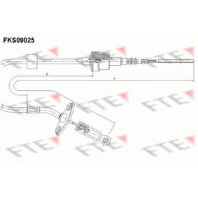 Kupplungsseil FKS09025 von FTE günstig für 19,52 € online kaufen