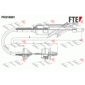 Kupplungsseil FKS18001 von FTE günstig für 15,81 € online kaufen