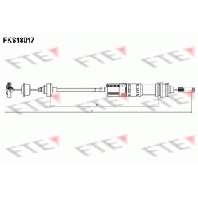 Kupplungsseil FKS18017 von FTE günstig für 36,35 € online kaufen