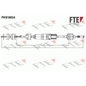 Kupplungsseil FKS18024 von FTE günstig für 39,05 € online kaufen