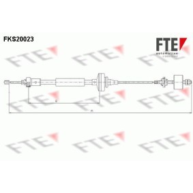 Kupplungsseil FKS20023 von FTE günstig für 14,90 € online kaufen