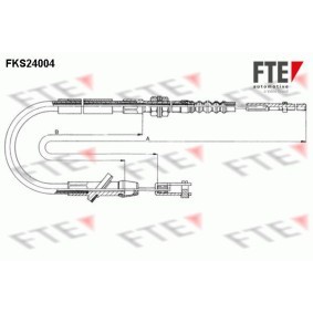 Achetez des Câble d'embrayage FTE FKS24004 à prix pour 34,99 €