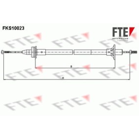 Kupplungsseil FKS10023 von FTE günstig für 22,23 € online kaufen
