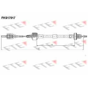Kupplungsseil FKS17017 von FTE günstig für 15,10 € online kaufen
