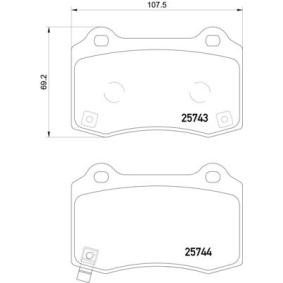 Compre Pastilhas de travão da MINTEX MDB3381 a um preço baixo por 61,62 €