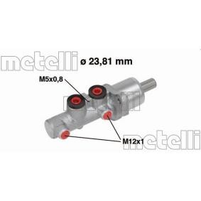 Compre Bomba de travão de METELLI online para Classe B (W245) a preços moderados