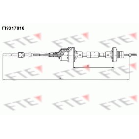 Kupplungsseil FKS17018 von FTE günstig für 14,80 € online kaufen