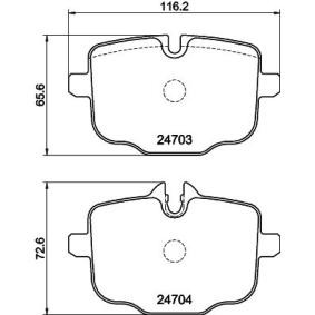 Bremsbeläge für BMW von MINTEX