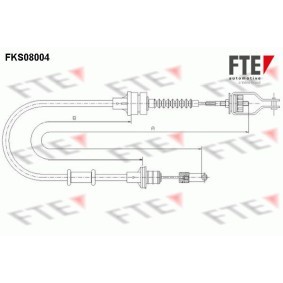 Acquista Cavo frizione da FTE FKS08004 a buon mercato per soli 38,61 €