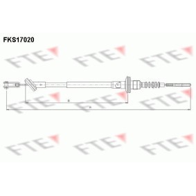 Acquista Cavo frizione da FTE FKS17020 a buon mercato per soli 13,14 €