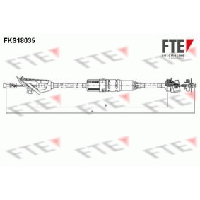 Kupplungsseil FKS18035 von FTE günstig für 38,73 € online kaufen