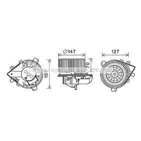 Acquista Elettromotore ventola abitacolo da PRASCO PE8395 a buon mercato per soli 167,06 €
