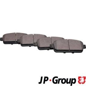 Achetez des Plaquettes de frein JP GROUP 1263701510 à prix pour 32,87 €