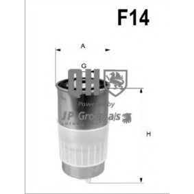 Kraftstofffilter 1418701109 von JP GROUP günstig für 13,20 € online kaufen