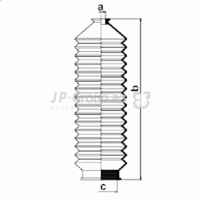 Faltenbalgsatz, Lenkung 4044700119 von JP GROUP günstig für 6,33 € online kaufen