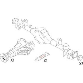 Dichtungssatz, Differential 19536213 von CORTECO günstig für 16,55 € online kaufen
