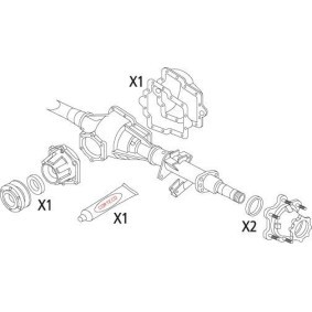 Wellendichtring, Differential des Herstellers CORTECO - Originalware Artikelnummer: 19536274