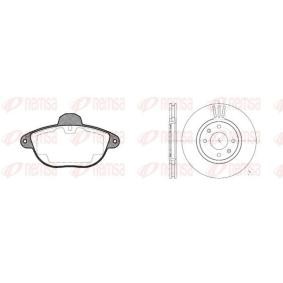 Comprar Kit de discos de freno y pastillas de REMSA 8608.00 a bajo precio de 186,42 €